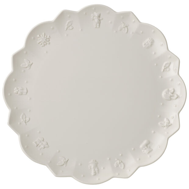 Piatto piano Toy's Delight Villeroy & Boch in porcellana bianca 29,5 cm