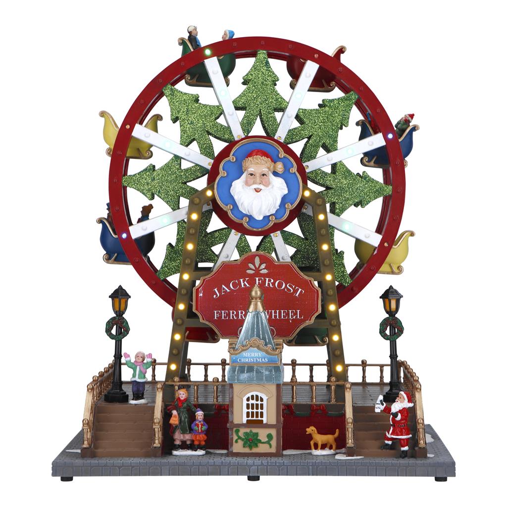 Ruota panoramica Timstor in plastica 34 cm con luci LED e musica