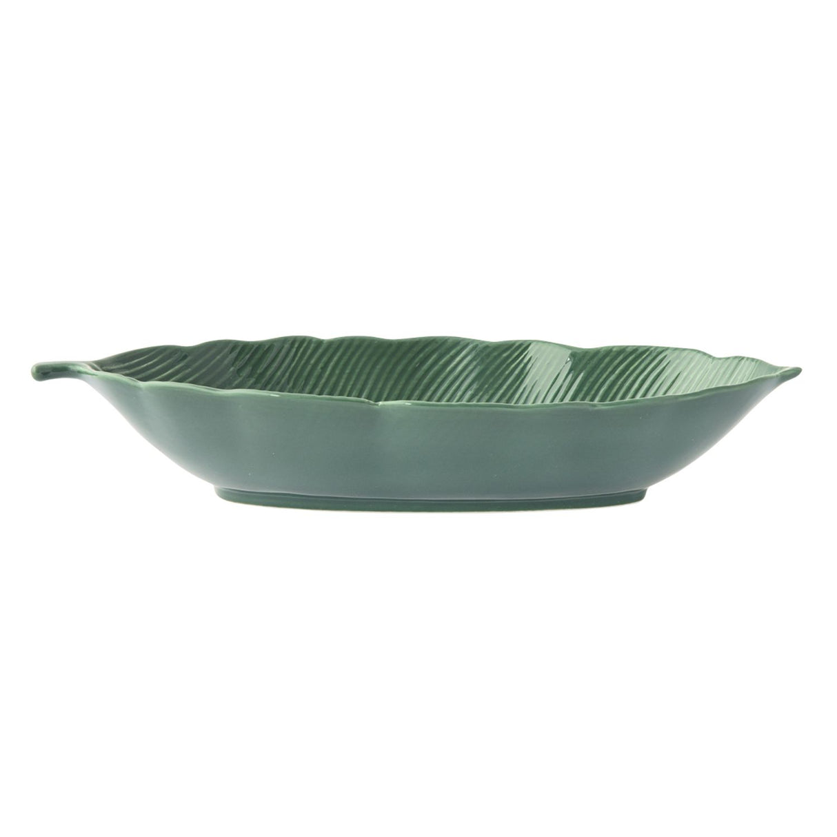 Ciotola Foglia Leaves Easy Life in porcellana bianca 36x16 cm