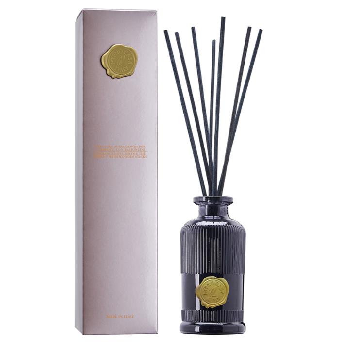 Diffusore a bastoncini Hypno Casa in vetro nero 200 ml