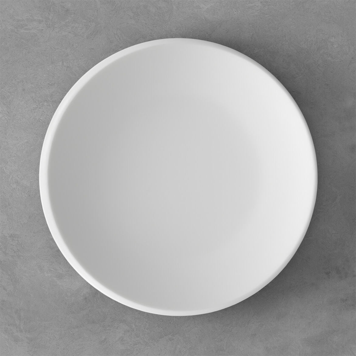 Piatto piano NewMoon Villeroy & Boch in porcellana bianca 27 cm