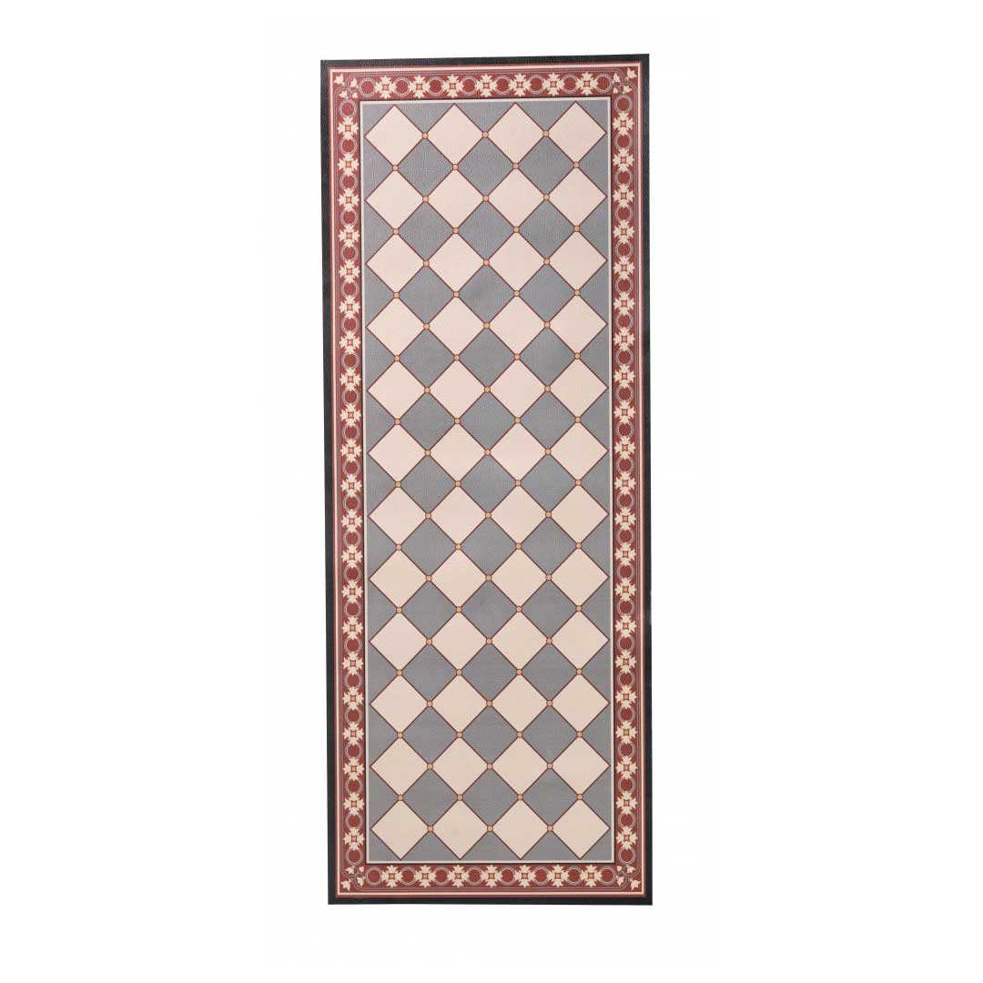 BRANDANI Tappeto Quadrella PVC Espanso 210x58cm