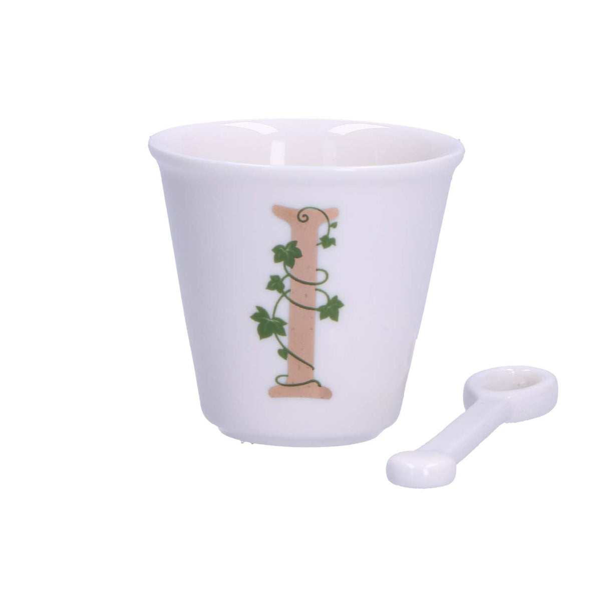 Tazza caffè Unico La Porcellana Bianca in porcellana bianca 75 ml