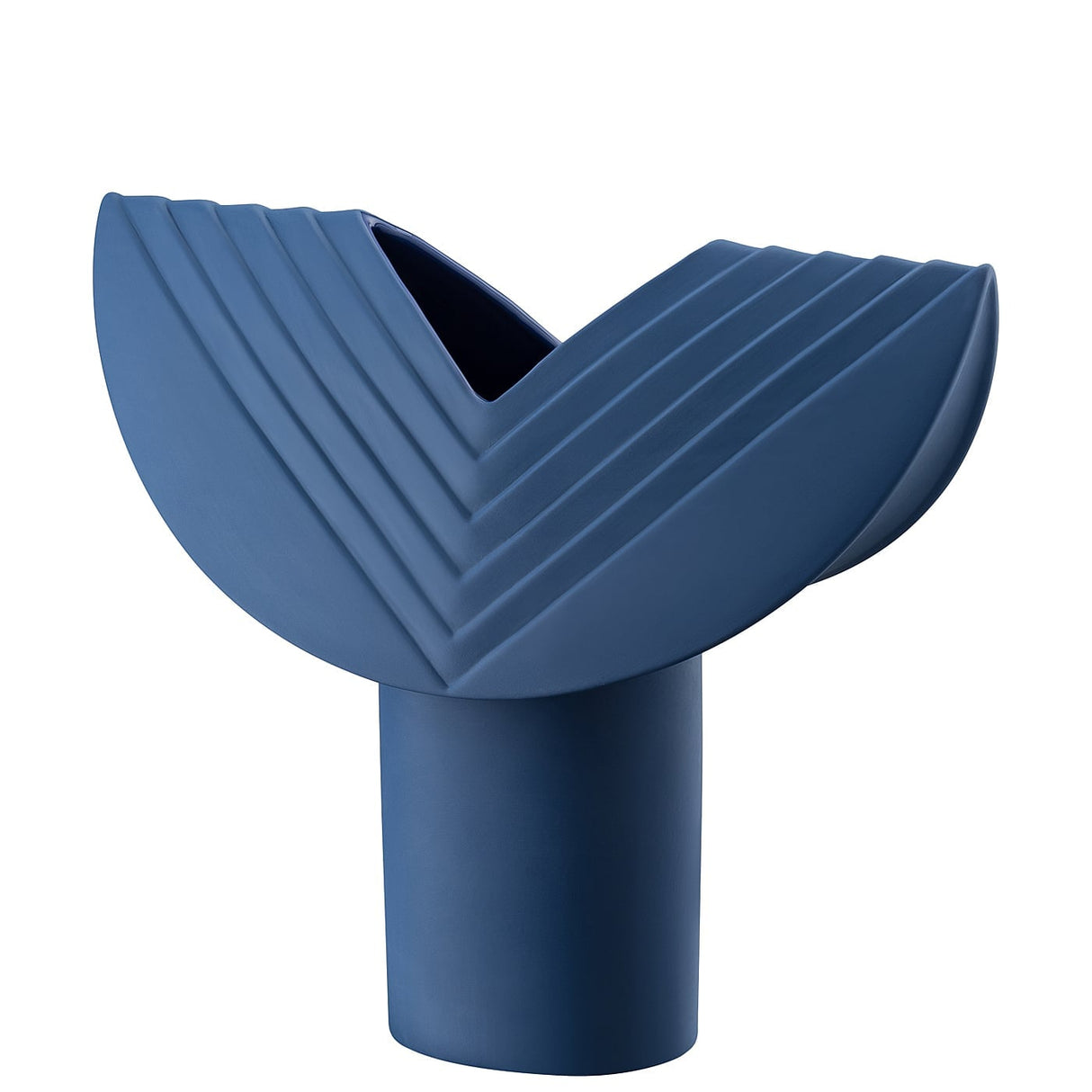Vaso Totem Rosenthal decoro Midnight in porcellana 24 cm edizione limitata