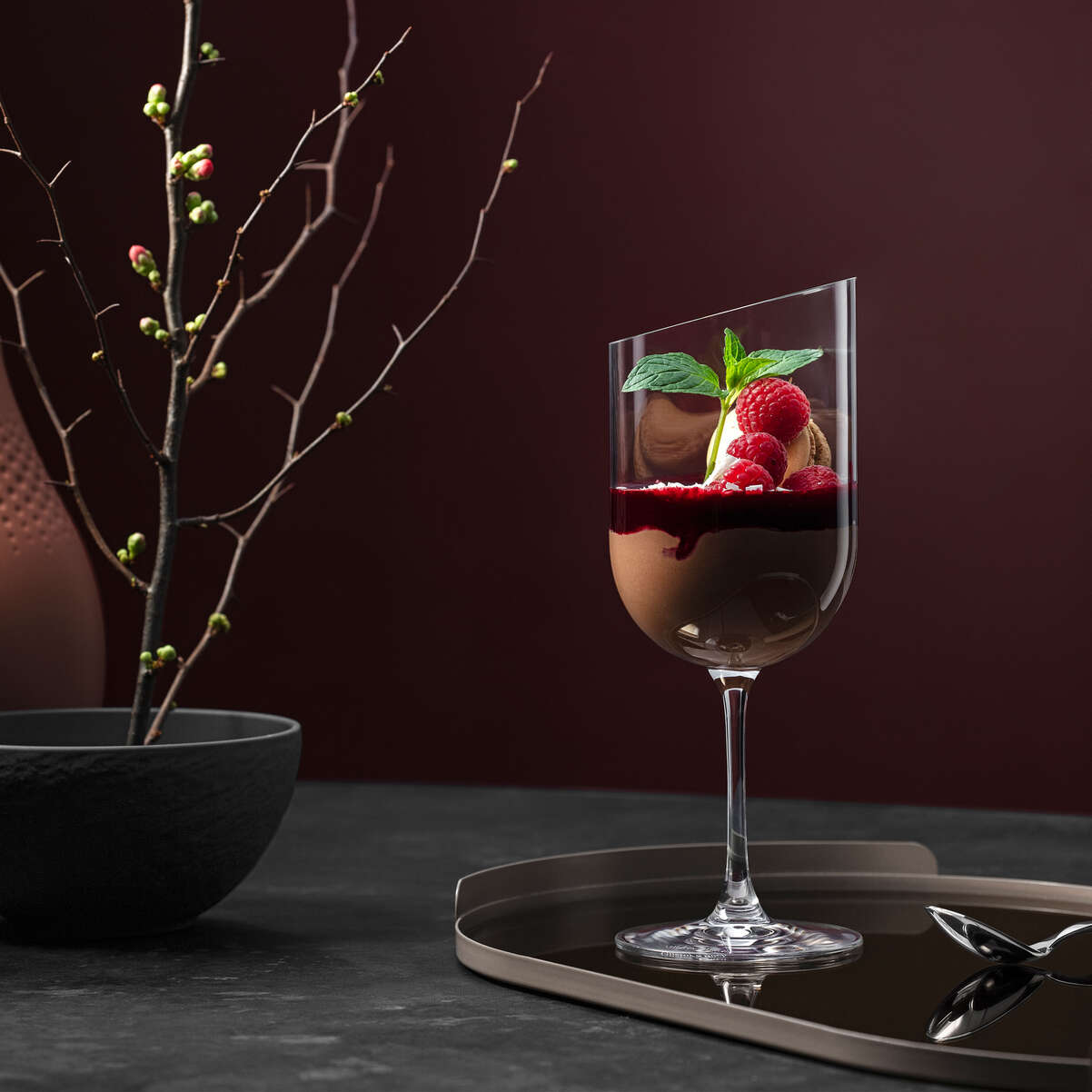 VILLEROY & BOCH NewMoon Calice Vino Rosso Set 4 Pezzi 200ml Cristallo
