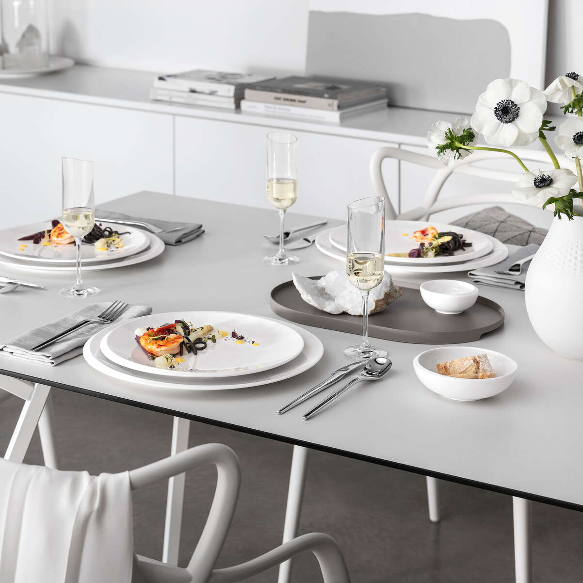 VILLEROY & BOCH NewMoon Calice Spumante Set 4 Pezzi 120ml Cristallo
