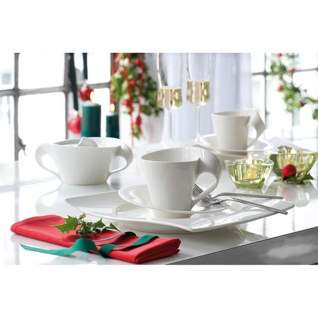 VILLEROY & BOCH - NewWave Piatto Colazione Rettangolare 24x22cm Porcellana