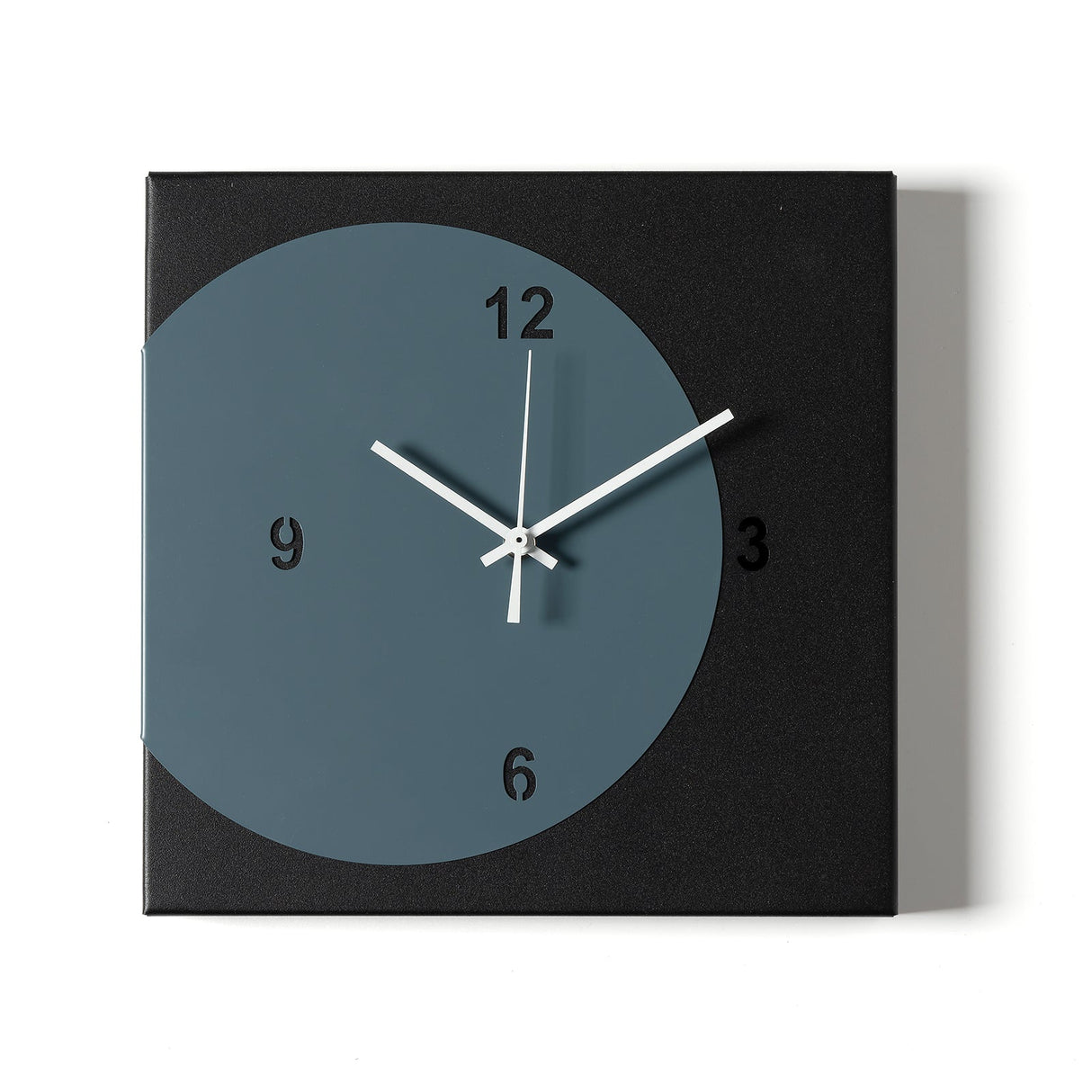 Orologio Ecleo Arti & Mestieri in ferro colore nero petrolio 28x28 cm