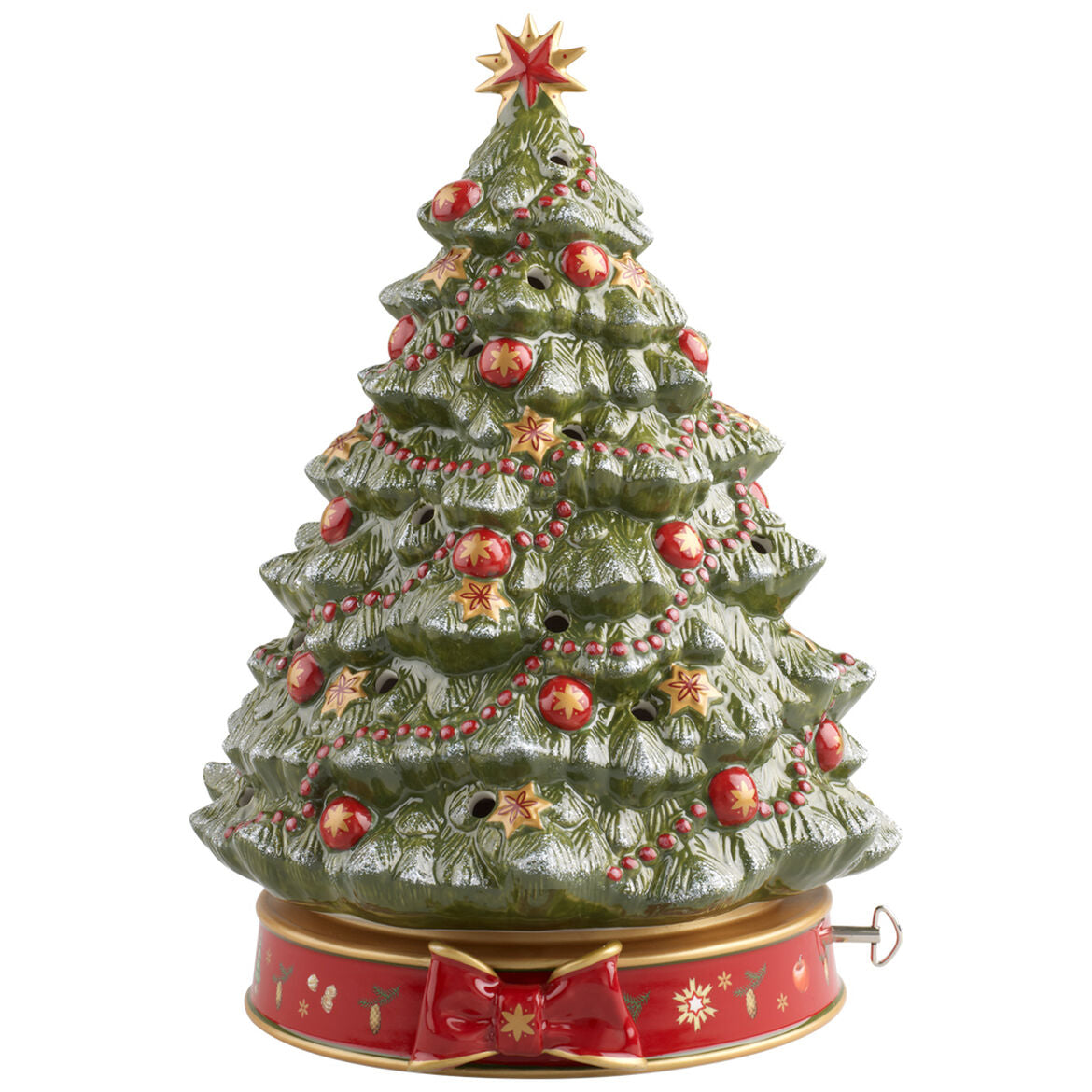 Carillon albero di Natale Villeroy & Boch in porcellana decorata 33 cm