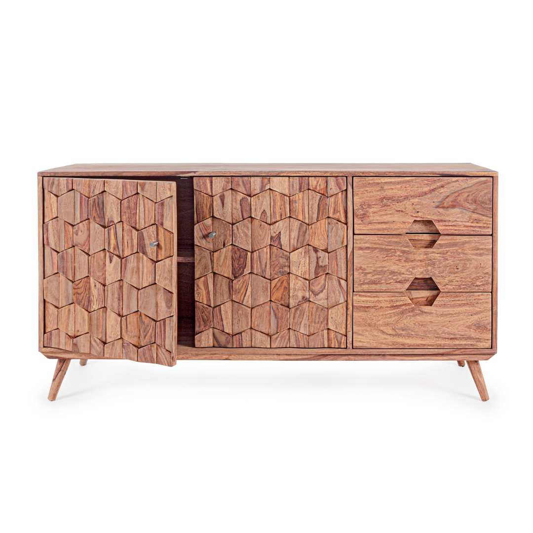 BIZZOTTO Credenza Kant Madia Mobile Legno Salotto Soggiorno 145x77cm 0746519