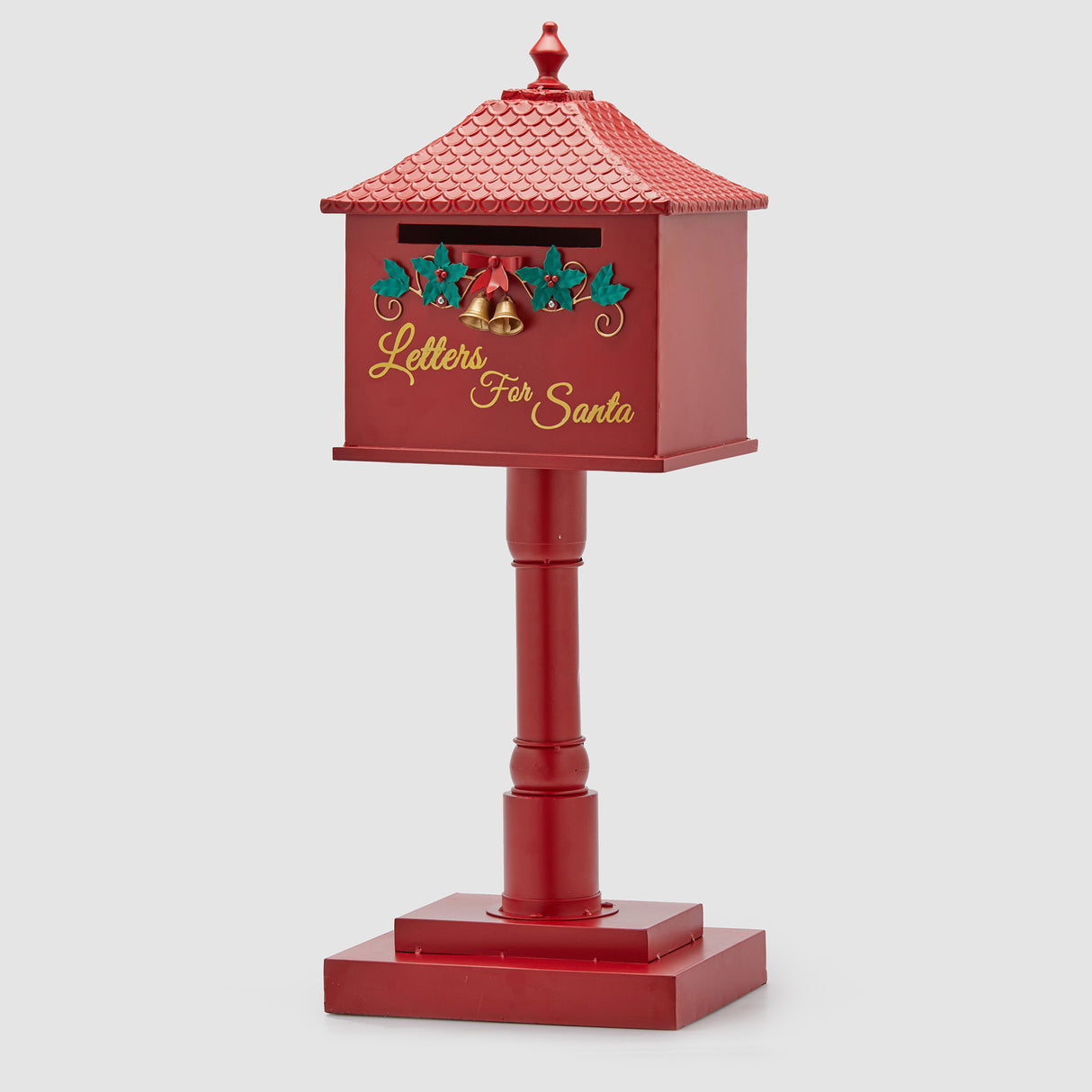 Cassetta posta Babbo Natale EDG in poliresina rossa 94x34x27 cm