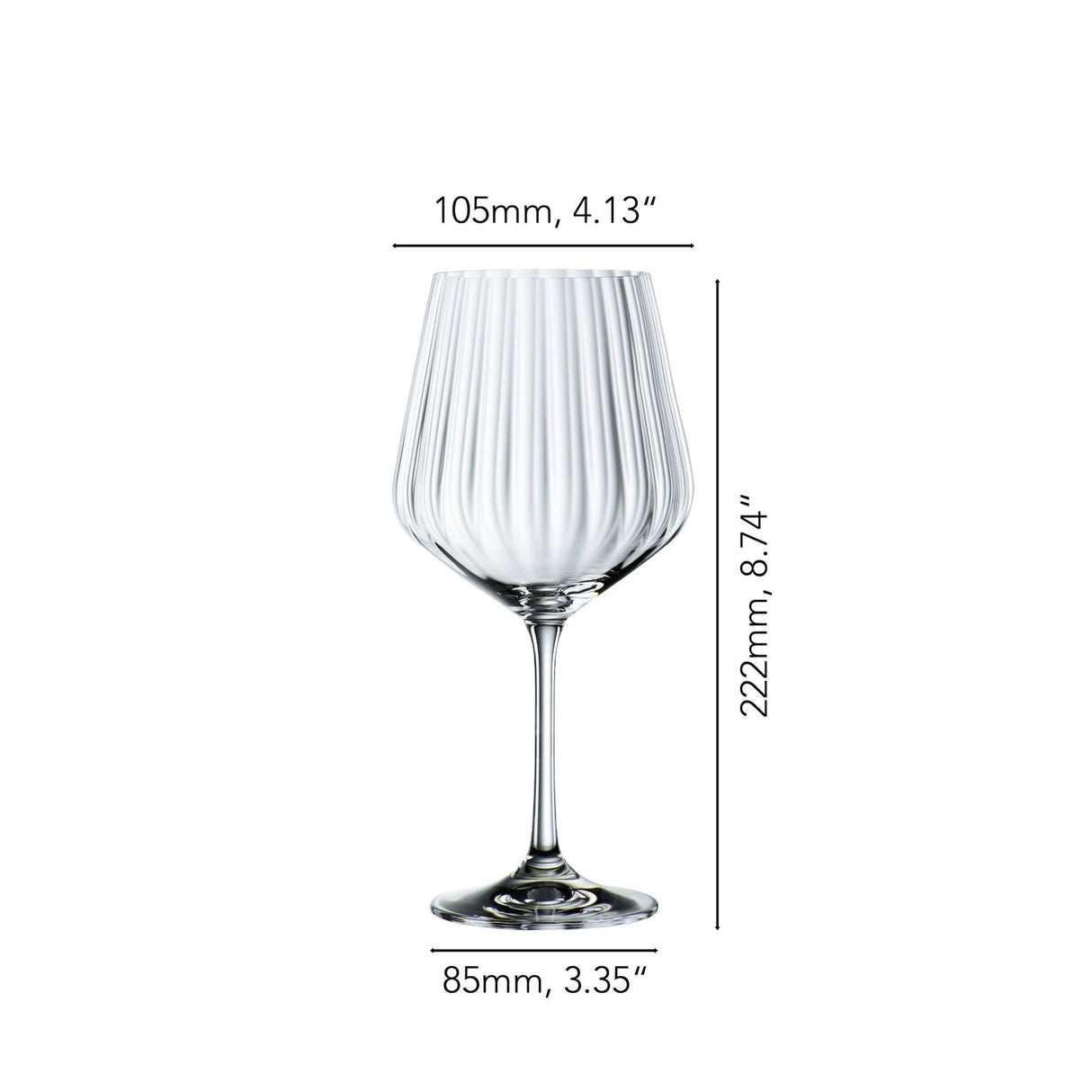 NACHTMANN Set 4 Calici Bicchieri Gin & Tonic Cristallo 640ml Cristallo