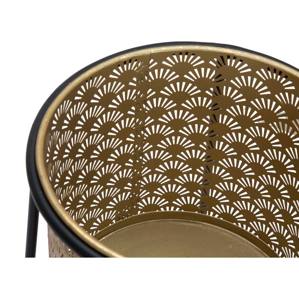 MAURO FERRETTI - Set 2 Pieces Pair of Metal Vase Cup Holders 26x70cm / 23x45cm