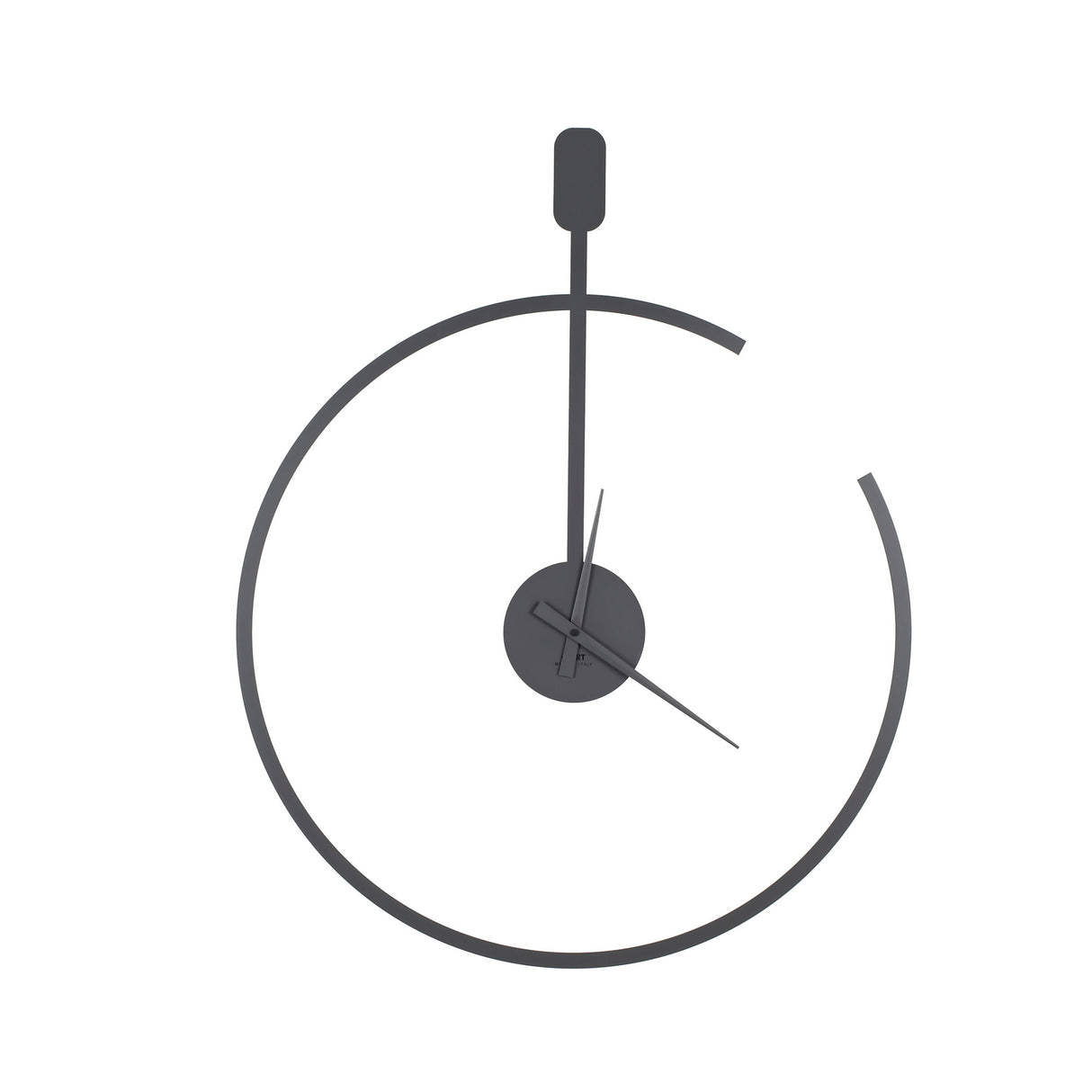 Orologio da parete Line Ceart in metallo design moderno 92x74 cm