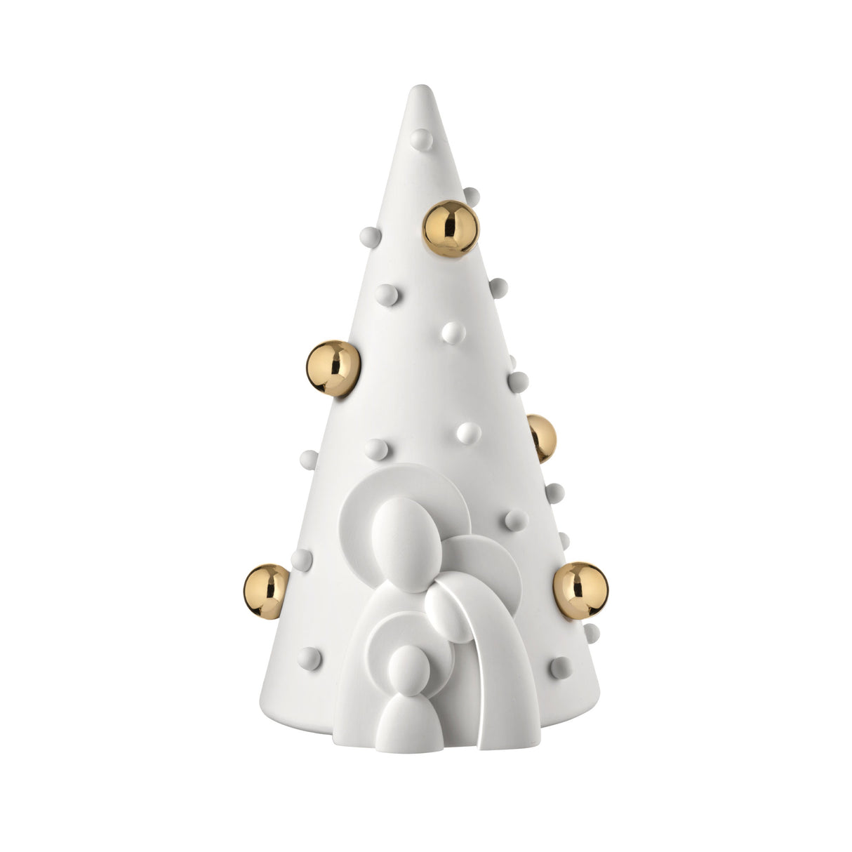 Presepe Natività con albero Bongelli Preziosi in marmorino 31 cm