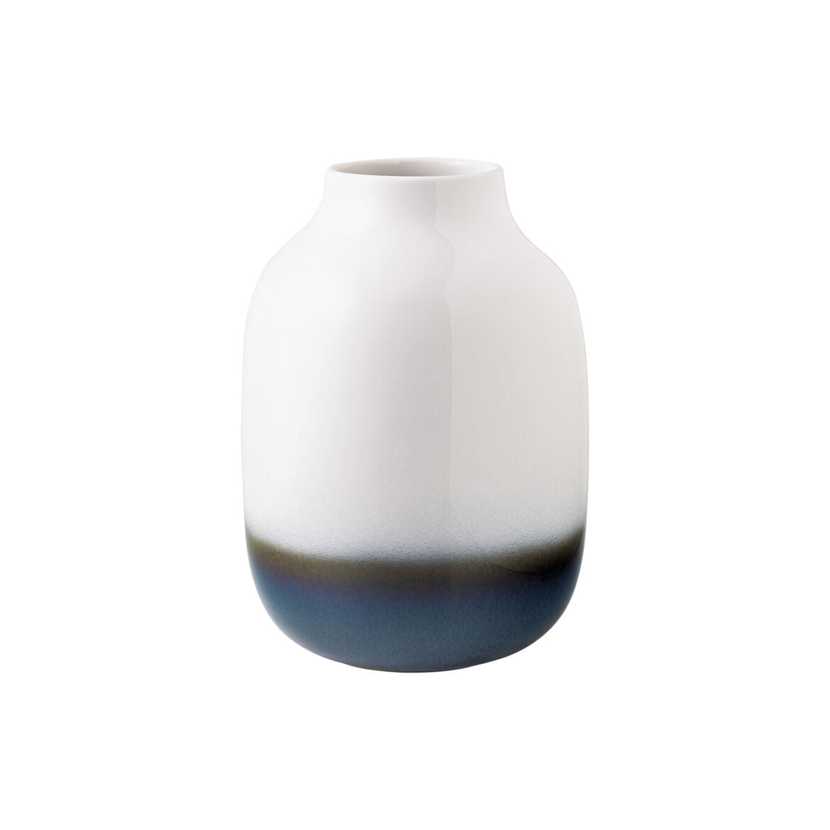Vaso Shoulder Villeroy & Boch in terracotta smaltata blu 22 cm