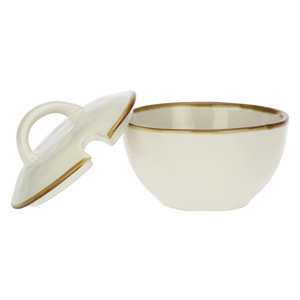 ROSE & TULIPANI Concerto Zuccheriera Avorio 250ml Stoneware