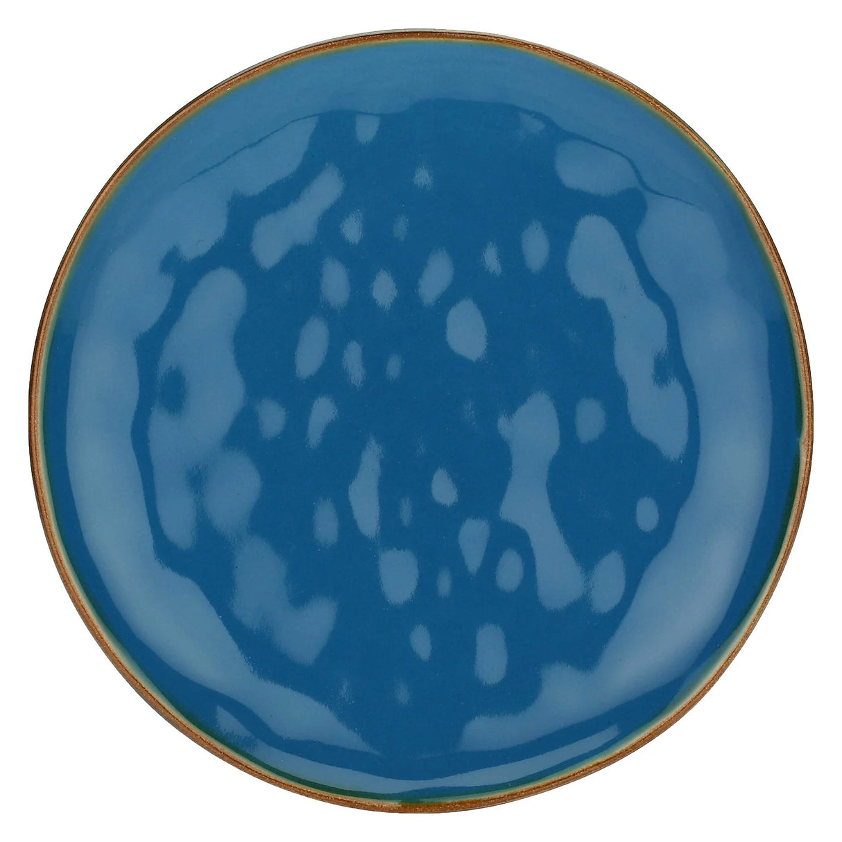 Piatto frutta Concerto Rose & Tulipani in stoneware blu avio 20 cm