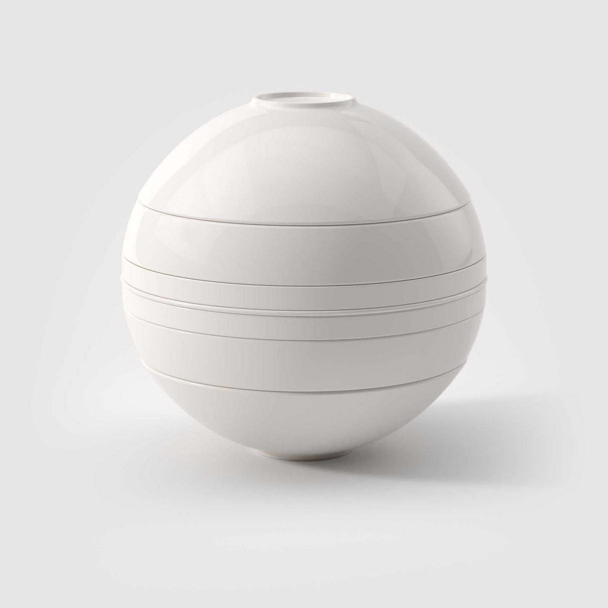 Servizio piatti La Boule Villeroy & Boch in porcellana bianco lucido