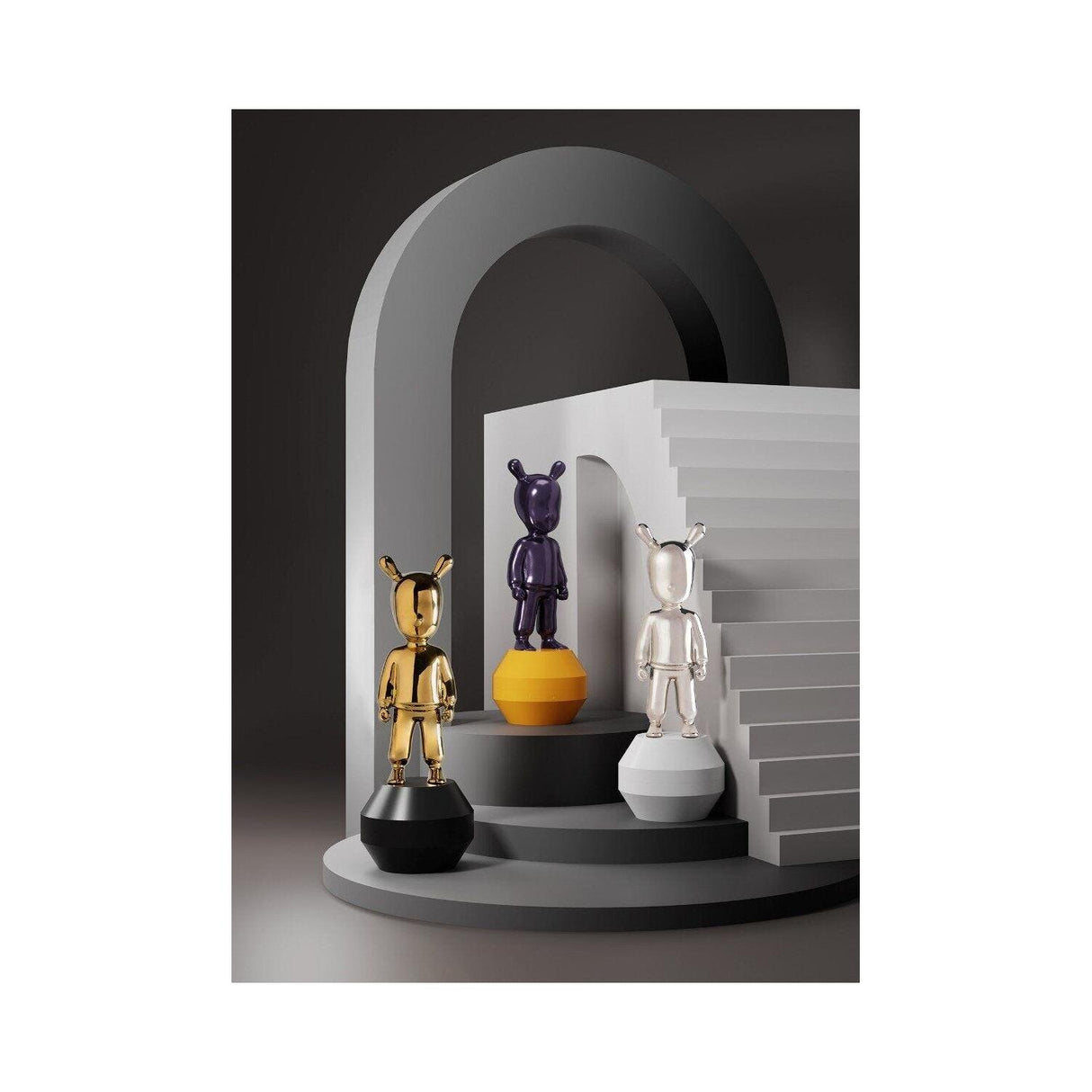 LLADRO' Figurina The Golden Guest Little Modello 30x11cm Porcellana