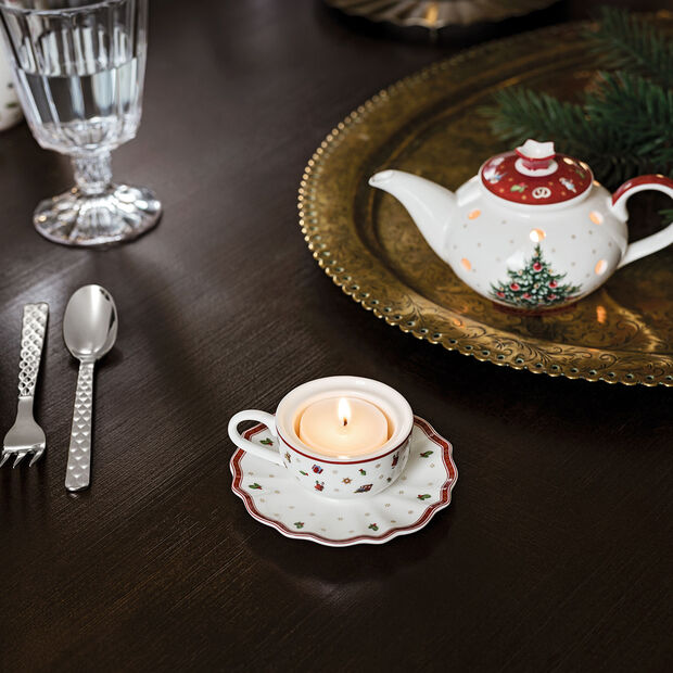 VILLEROY & BOCH Toy's Delight Decoration Candle Holder Coffee Cup Christmas Decoration
