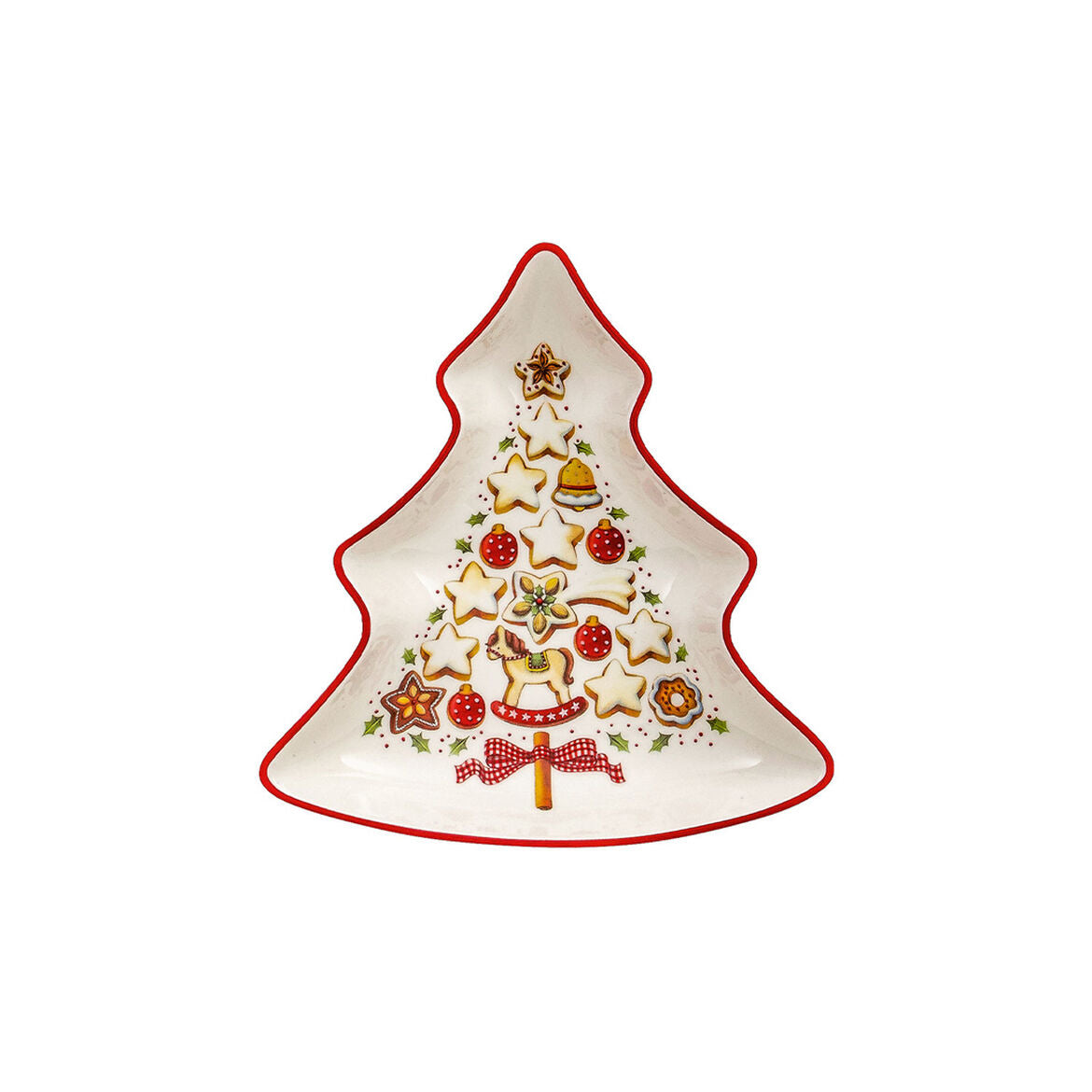 Ciotola Albero di Natale Villeroy & Boch in porcellana decorata 17 cm
