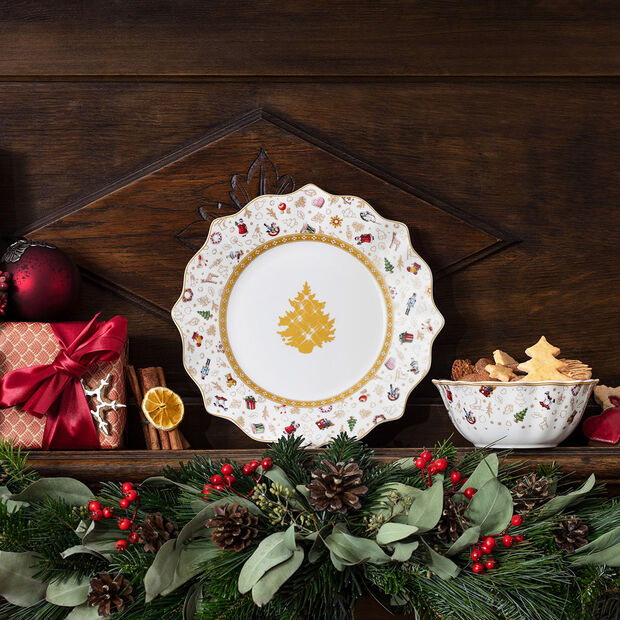 VILLEROY & BOCH Toy's Delight Anniversary Breakfast Plate 24cm Christmas