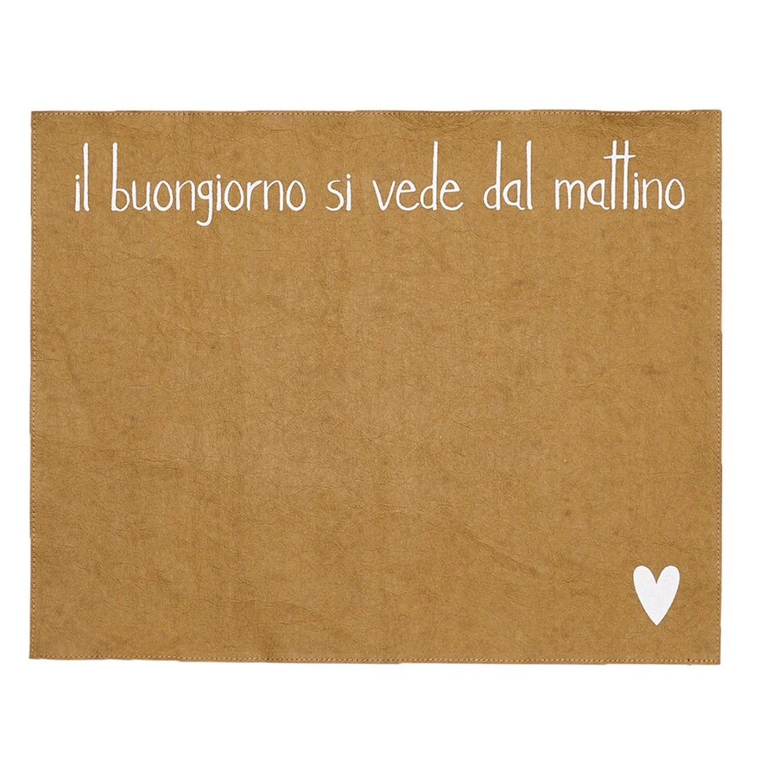 Tovaglietta Il Buongiorno Simple Day in fibra di cellulosa 36x45 cm