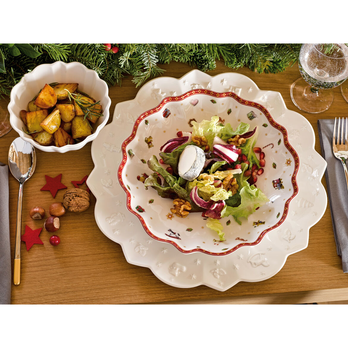 VILLEROY & BOCH Toy's Delight Coppetta Ciotola 16cm Tavola di Natale Porcellana