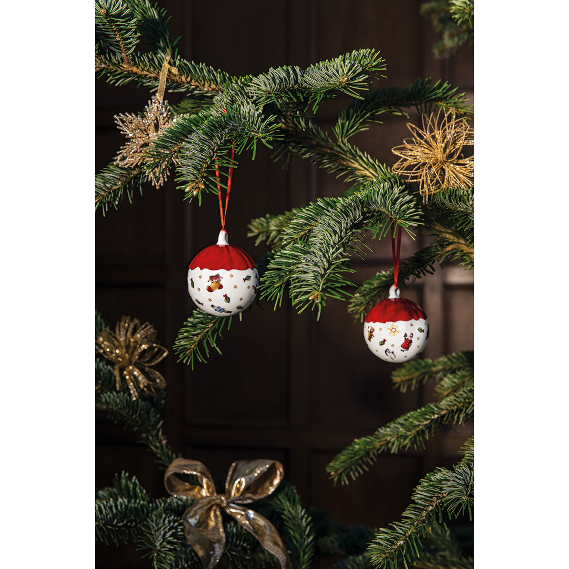 VILLEROY & BOCH Toy's Delight Addobbo di Natale Pallina Sfera 6cm Porcellana
