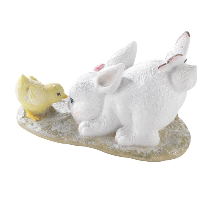 MASCAGNI CASA Coniglio Coniglietto di Pasqua in Resina 25cm Decorazione Pasquale