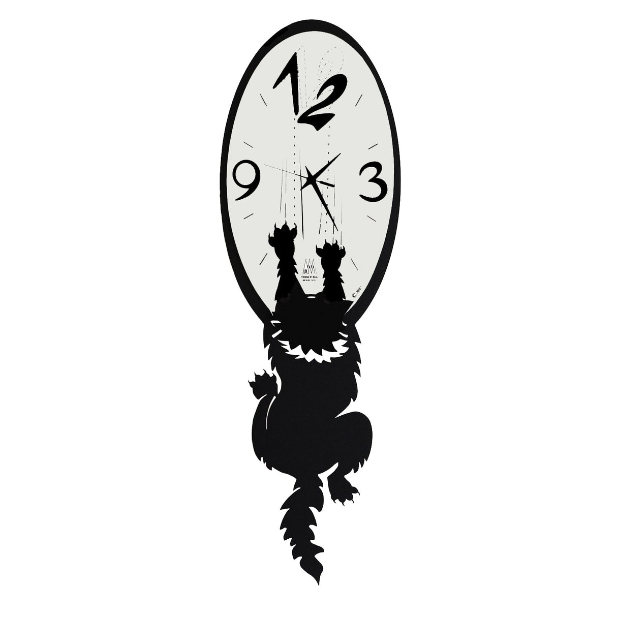 Orologio da parete Crazy Tommy Arti & Mestieri in ferro 20x65 cm