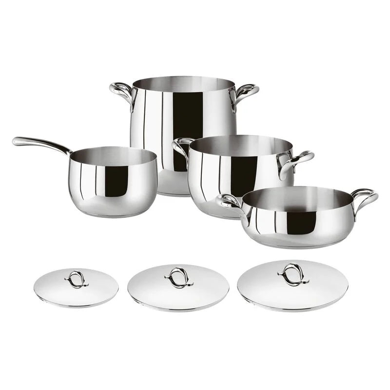 SAMBONET - Kikka Stainless Steel 7-Piece Cookware Set 51700-00