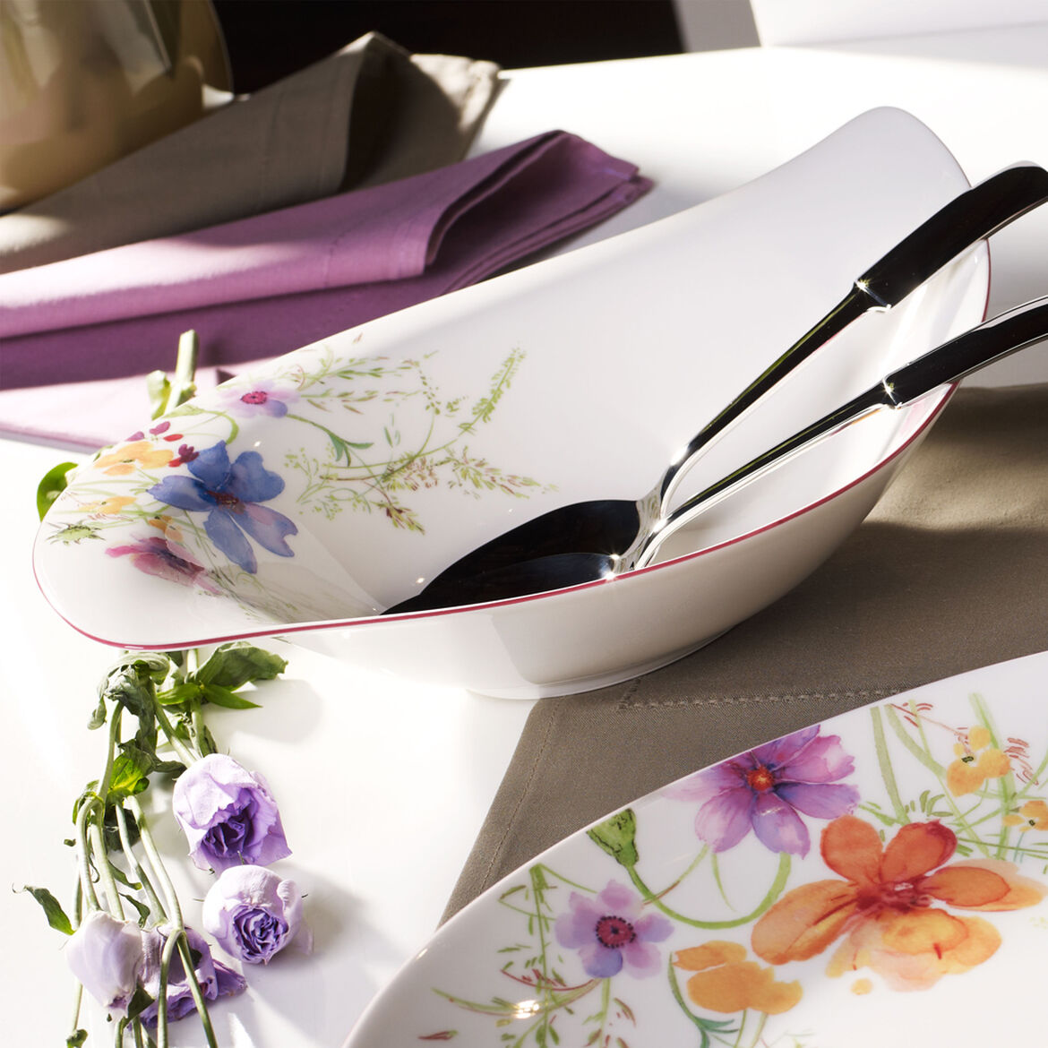 VILLEROY & BOCH - Mariefleur Serve & Salad Salad Bowl Cup 36x24cm Porcelain