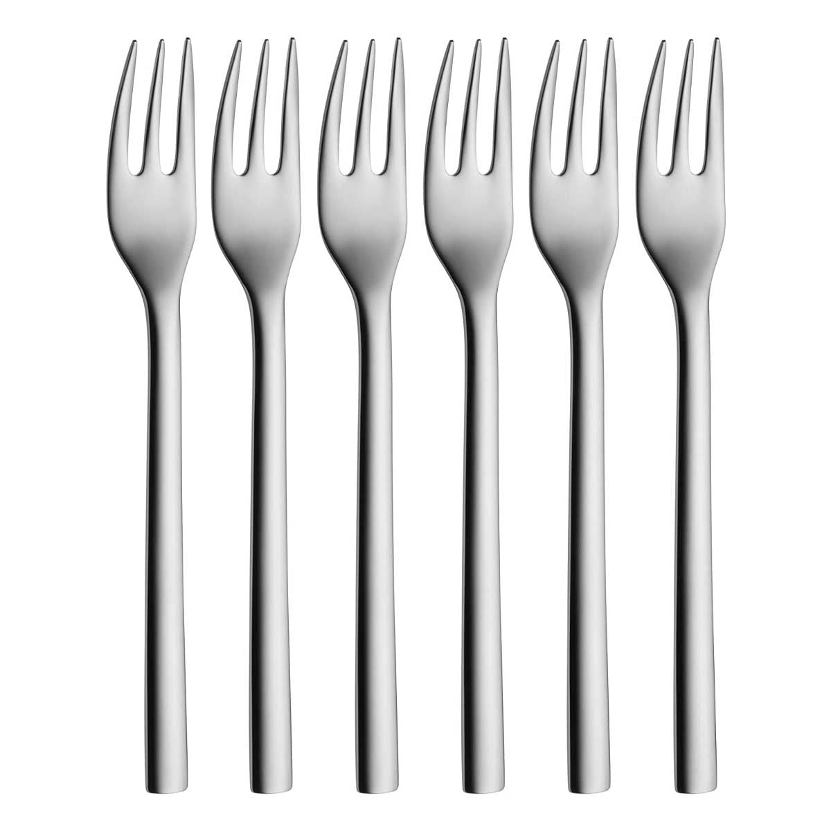 Set 6 forchette dessert WMF in acciaio inox Cromargan lucido 16 cm