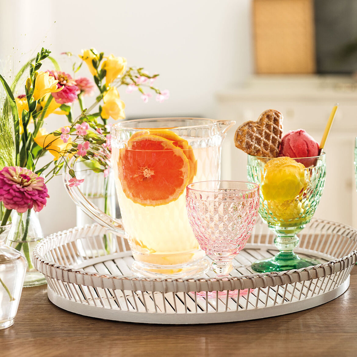 VILLEROY & BOCH Boston Pitcher Carafe 1300ml Transparent Crystal
