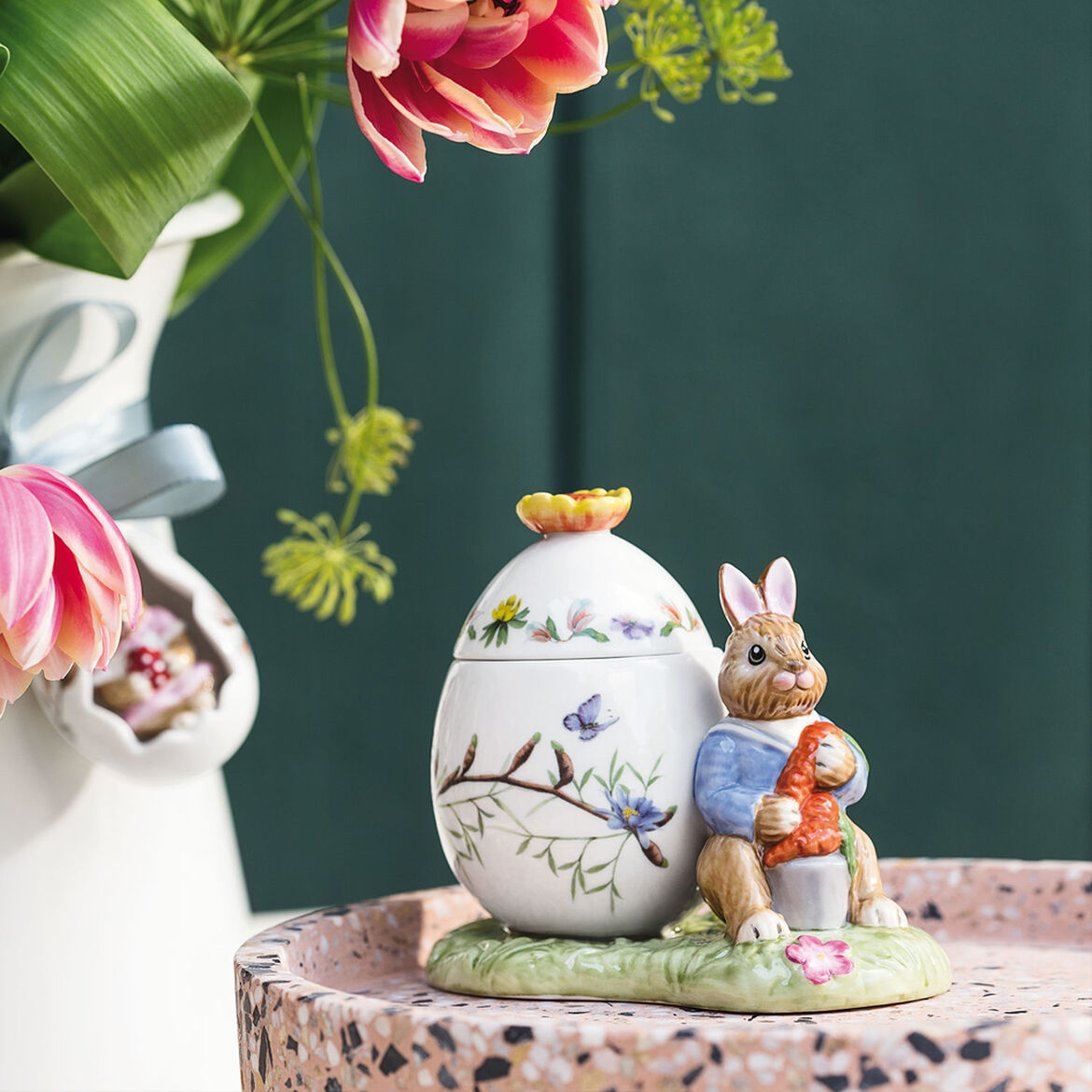 VILLEROY & BOCH - Bunny Tales Easter Egg Jar Max 9.5cm Easter Decoration