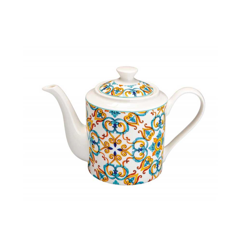 Teiera Medicea Brandani in porcellana new bone china decorata
