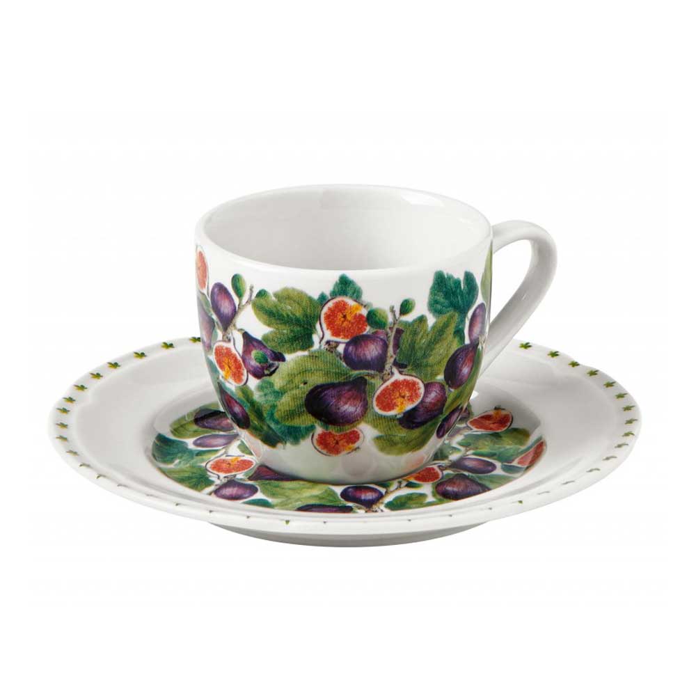 BRANDANI Set Tazze Caffè 4 Pezzi Le Primizie 90ml Porcellana