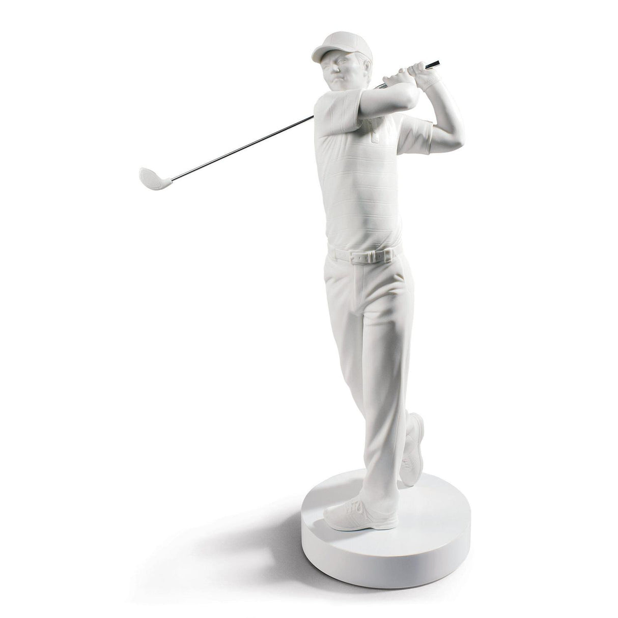 Statuina Campione di Golf Lladrò in porcellana opaca 54x38 cm