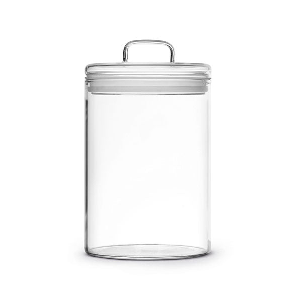 Barattolo contenitore Giannini in vetro trasparente 1 litro 11x18 cm