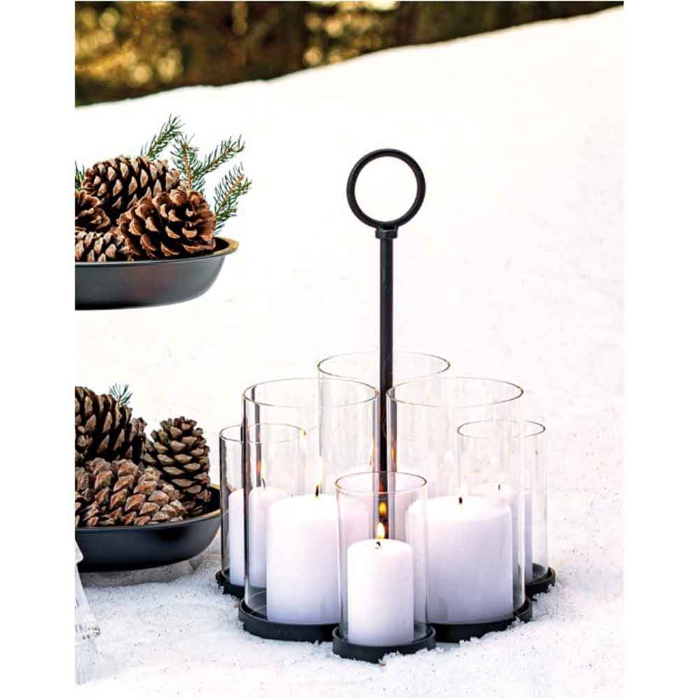 DOMESTIC RITUALS - Daria Candle Holder 6 Metal Candles 36cm H210900022