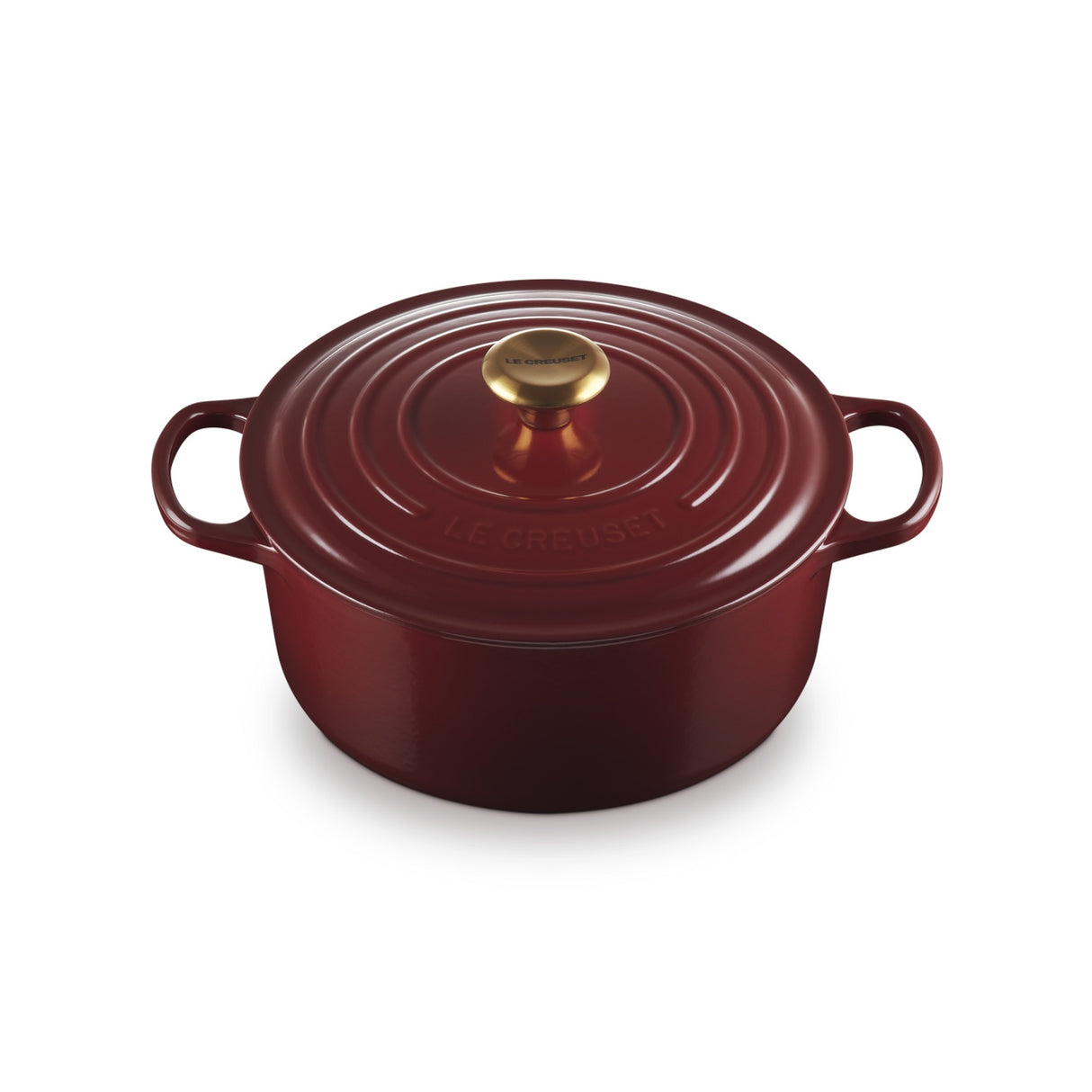 LE CREUSET Cocotte Round Evolution 26cm Rhone Vitrified Cast Iron