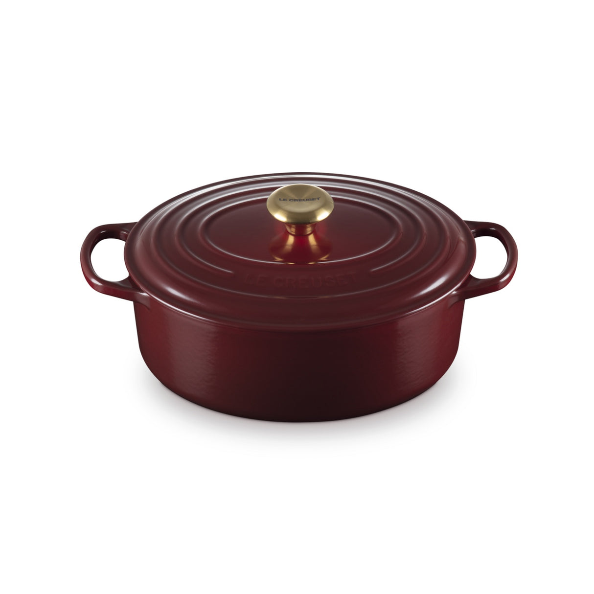 LE CREUSET Cocotte Ovale Evolution 29cm Garnet Ghisa Vetrificata