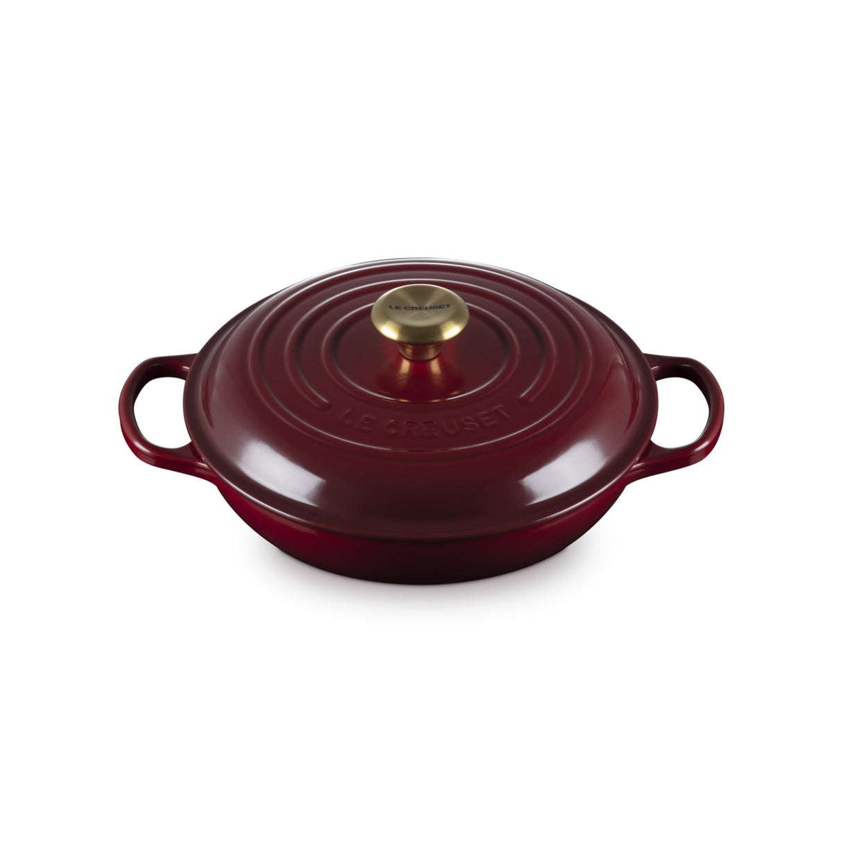 LE CREUSET Tegame Basso Evolution 26cm Garnet Ghisa Vetrificata