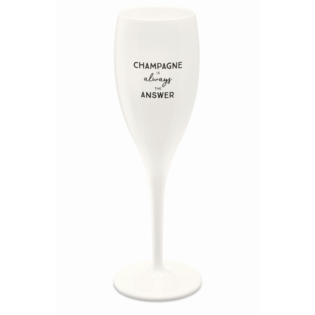 Flute Spumante Koziol in materiale termoplastico indistruttibile 19 cm