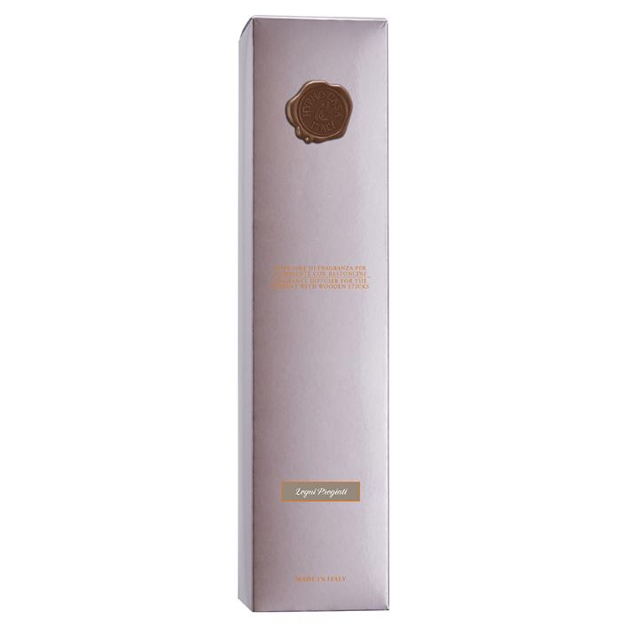HYPNO CASA Diffusore di Fragranza a Bastoncini Stile 200ml Legni Pregiati