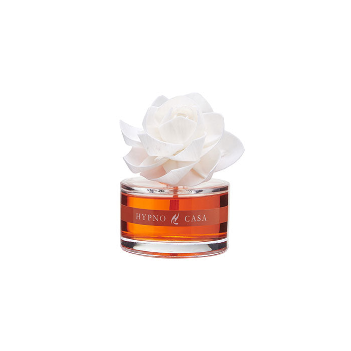 HYPNO CASA Stick Diffuser with White Pink Flower 60ml Sweet Mandarin