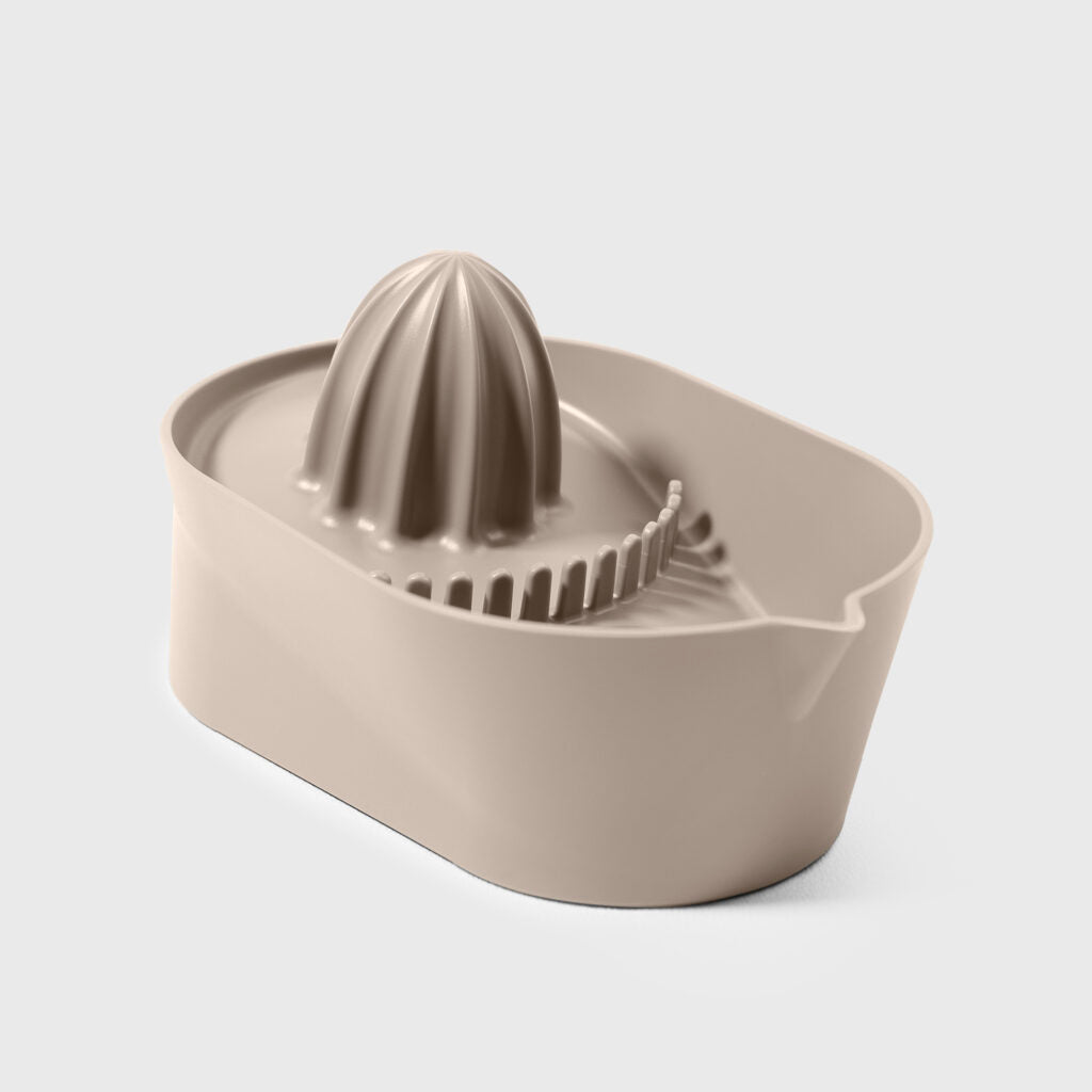 BLIM PLUS Citrus Squeezer Oblò 22x12cm Moka Gray Made in Italy 100% Recyclable