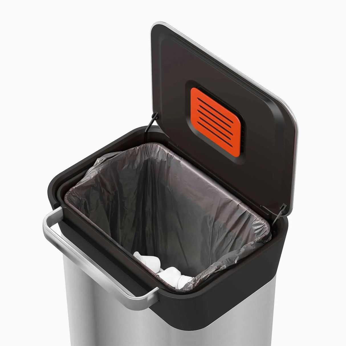 JOSEPH JOSEPH Titan 30L Pattumiera Raccolta Differenziata 90L 69x39cm Acciaio Inox